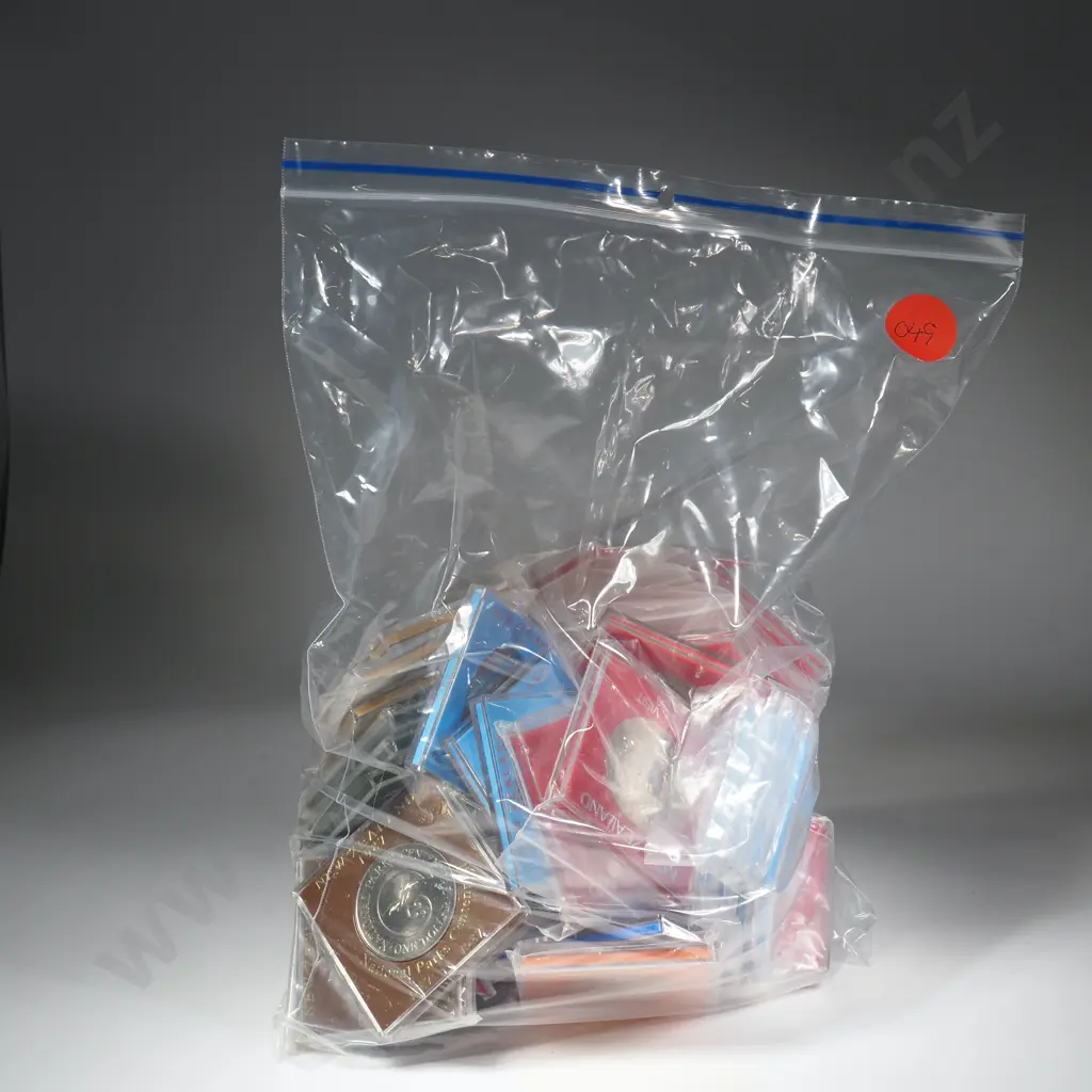 49 X CASED $1 COINS – 1976, 1977 X 3, 1978 X 4, 1980 X 3, 1981 X 3, 1982 X 3, 1983 CHARLES & DIANA, 1983 50TH X 3, 1984, 1985 X 3, 1986 KAKAPO X 3, 1986 ROYAL VISIT X 11, 1987 X 3, 1988 X 7 Image 1++