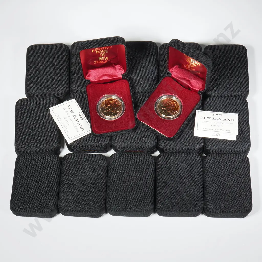 17 X 1995 UNC $10 COINS Image 1++