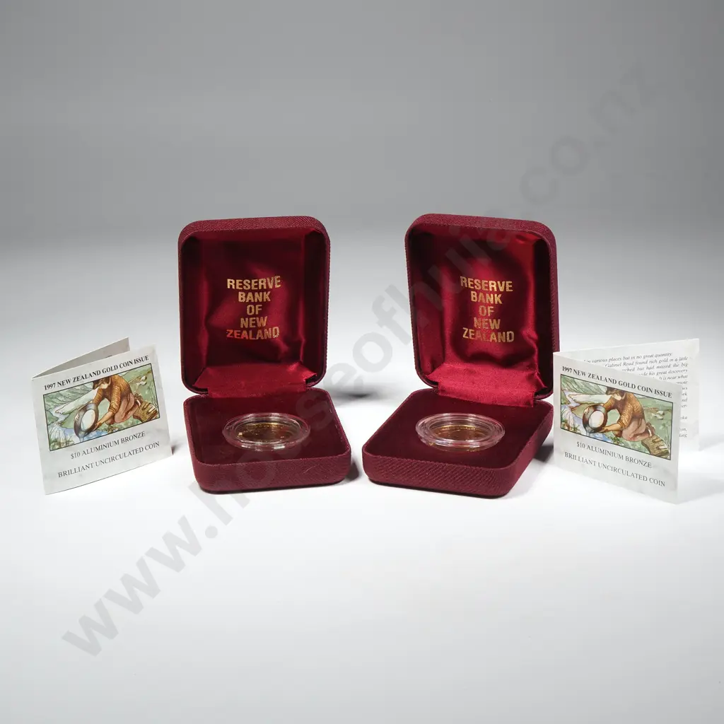 2 X 1997 UNC $10 COINS Image 1++