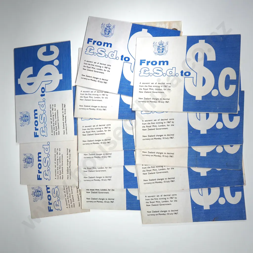 15 X 1967 POLISHED COIN SETS Image 1++