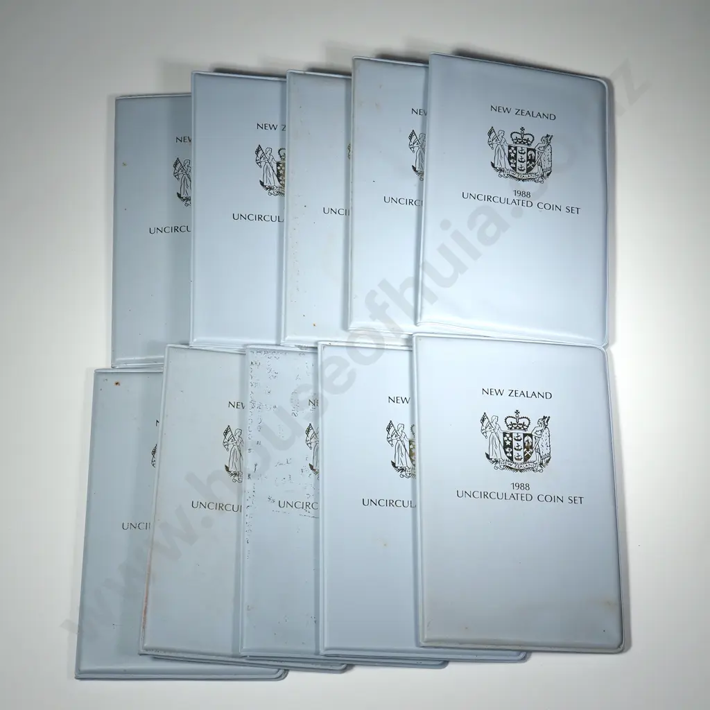 10 X 1988 UNC COIN SETS Image 1++