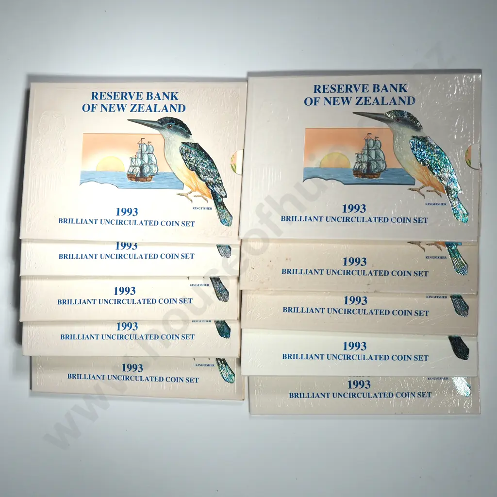 10 X 1993 UNC COIN SETS Image 1++
