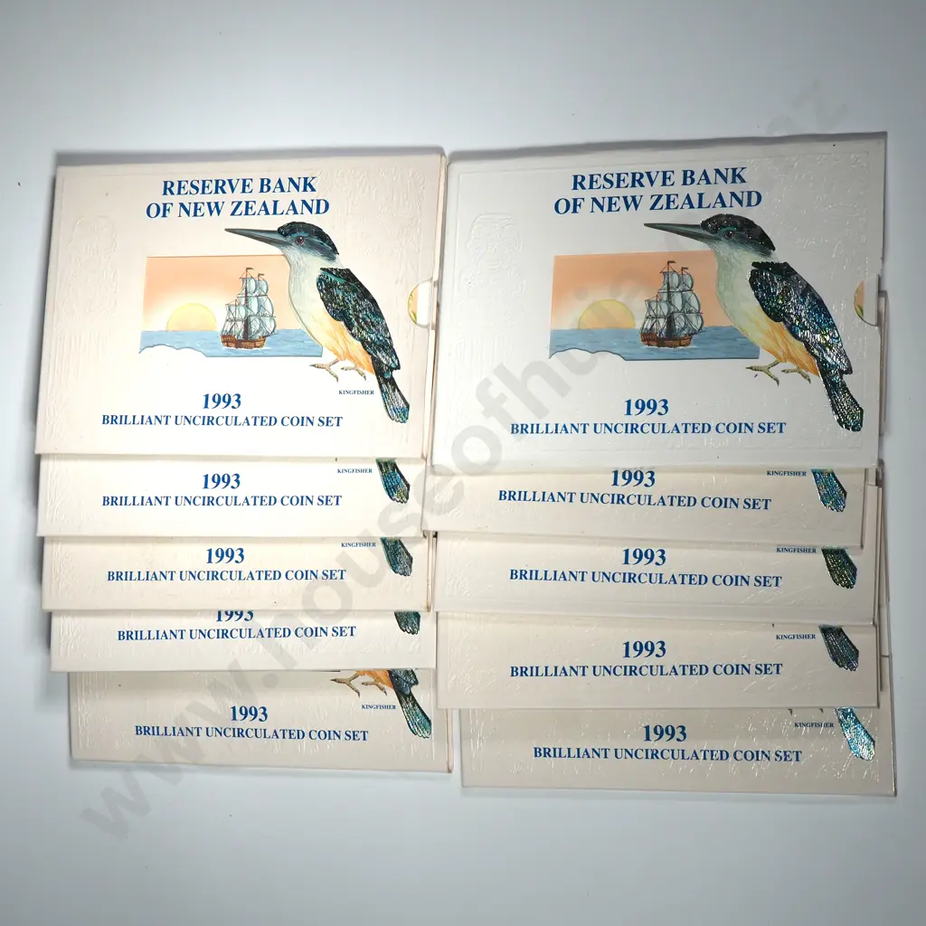 10 X 1993 UNC COIN SETS Image 1++