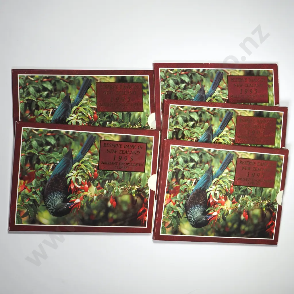 5 X 1995 UNC COIN SETS Image 1++