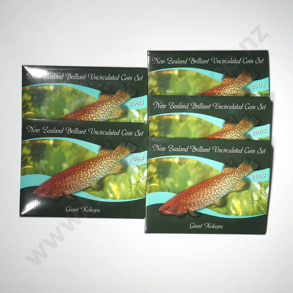 5 X 2003 UNC COIN SETS Image 1++