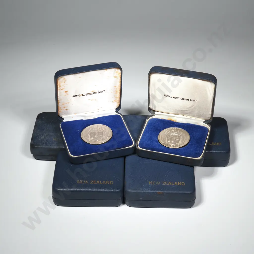 7 X 1972 PROOF $1 COINS, R.A.M. CASE, AVERAGE CASES, C.C.V. $350 Image 1++