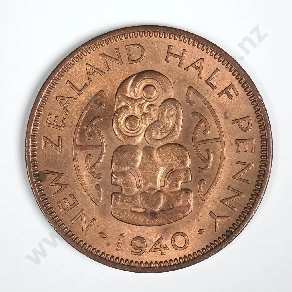 1940 HALFPENNY, A.UNC, C.V. $40 Image 1++