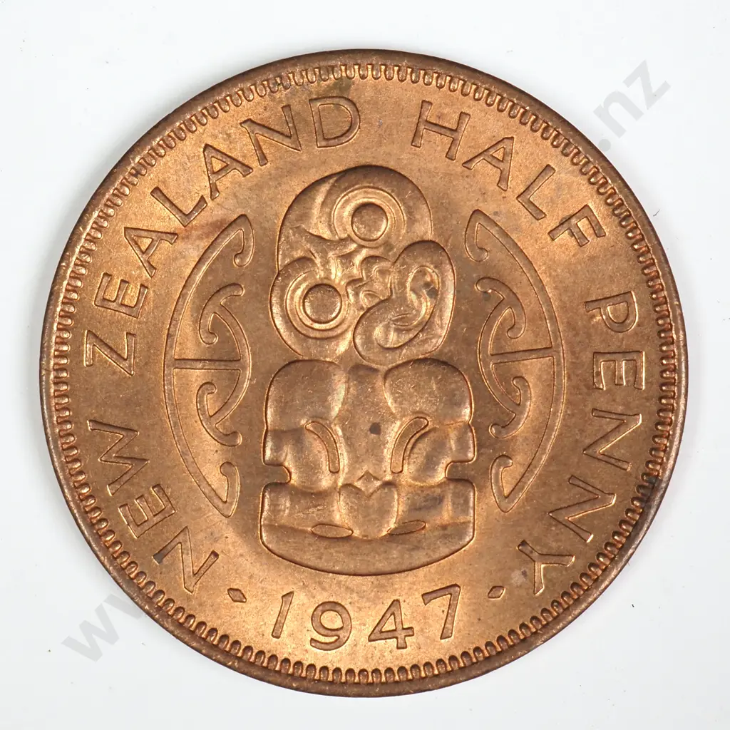 1947 HALFPENNY, UNC, C.V. $35 Image 1++