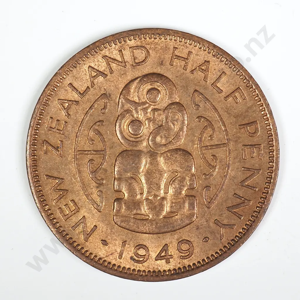 1949 HALFPENNY, A.UNC, C.V. $35 Image 1++