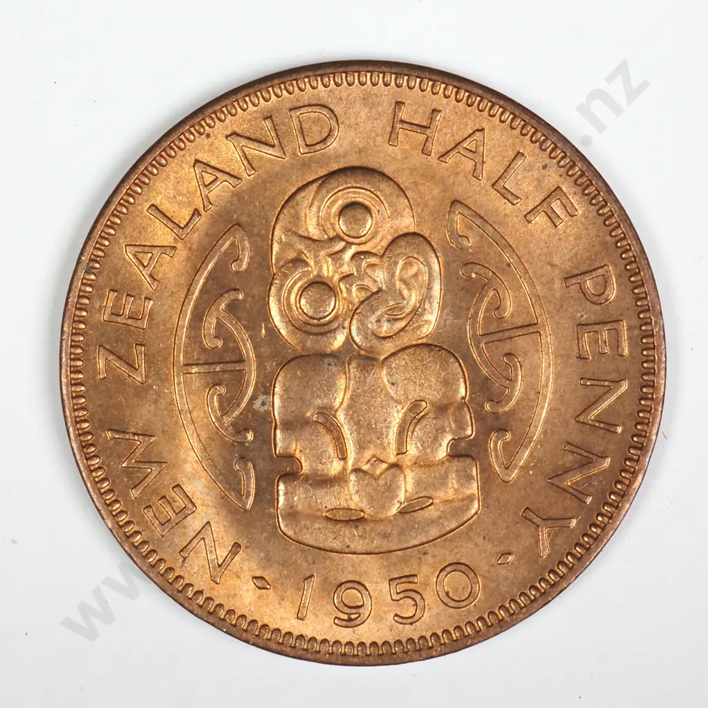 1950 HALFPENNY, UNC, C.V. $35 Image 1++