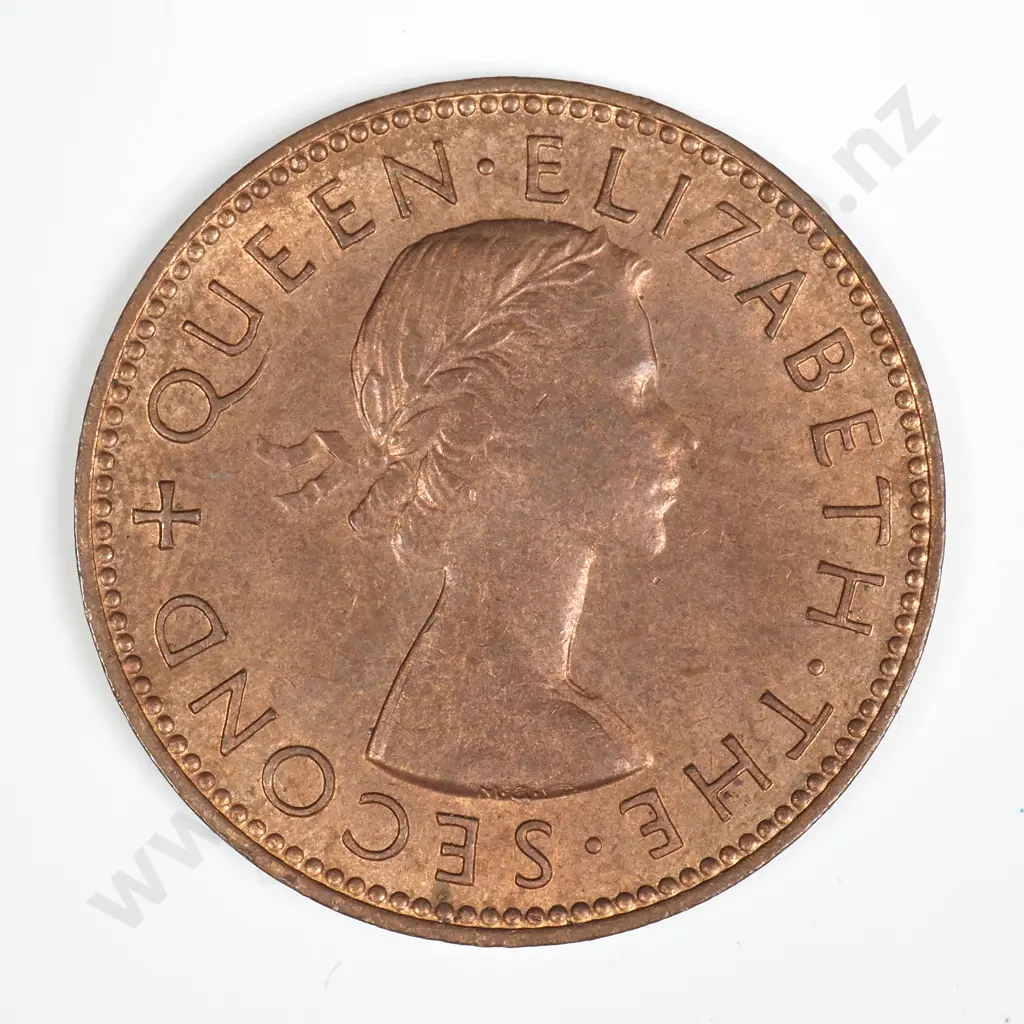 1954 HALFPENNY, A.UNC, C.V. $200 Image 1++