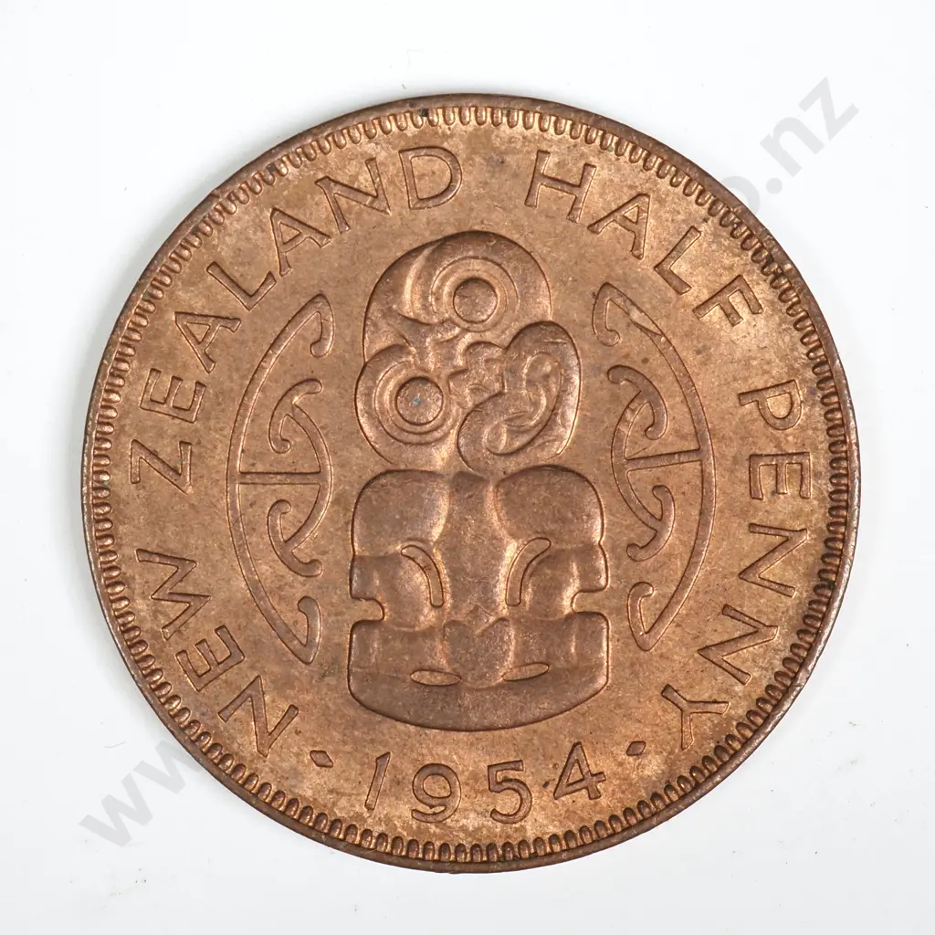 1954 HALFPENNY, A.UNC, C.V. $200 Image 1++
