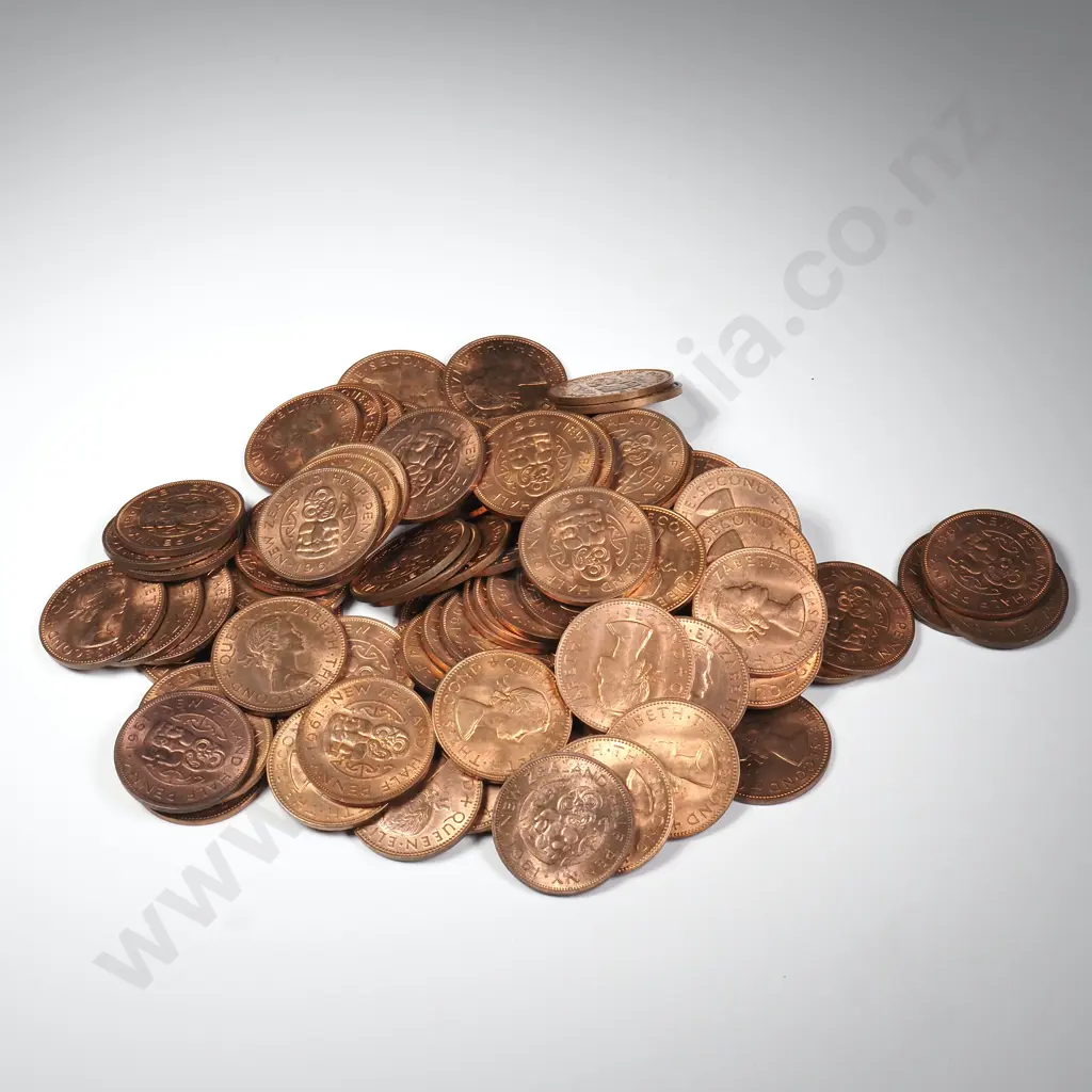 100 X 1961 HALFPENNIES WITH ORIGINAL MINT LUSTRE Image 1++