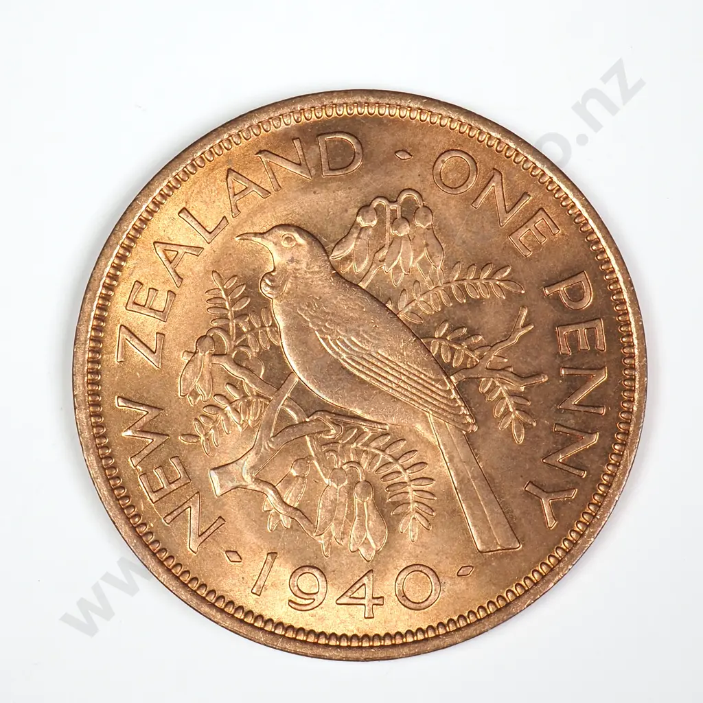 1940 ONE PENNY, B.UNC, C.V. $95 Image 1++