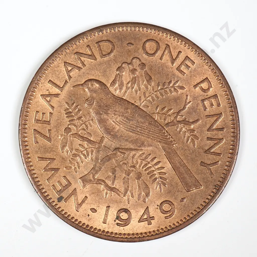 1949 ONE PENNY, A.UNC, C.V. $40 Image 1++