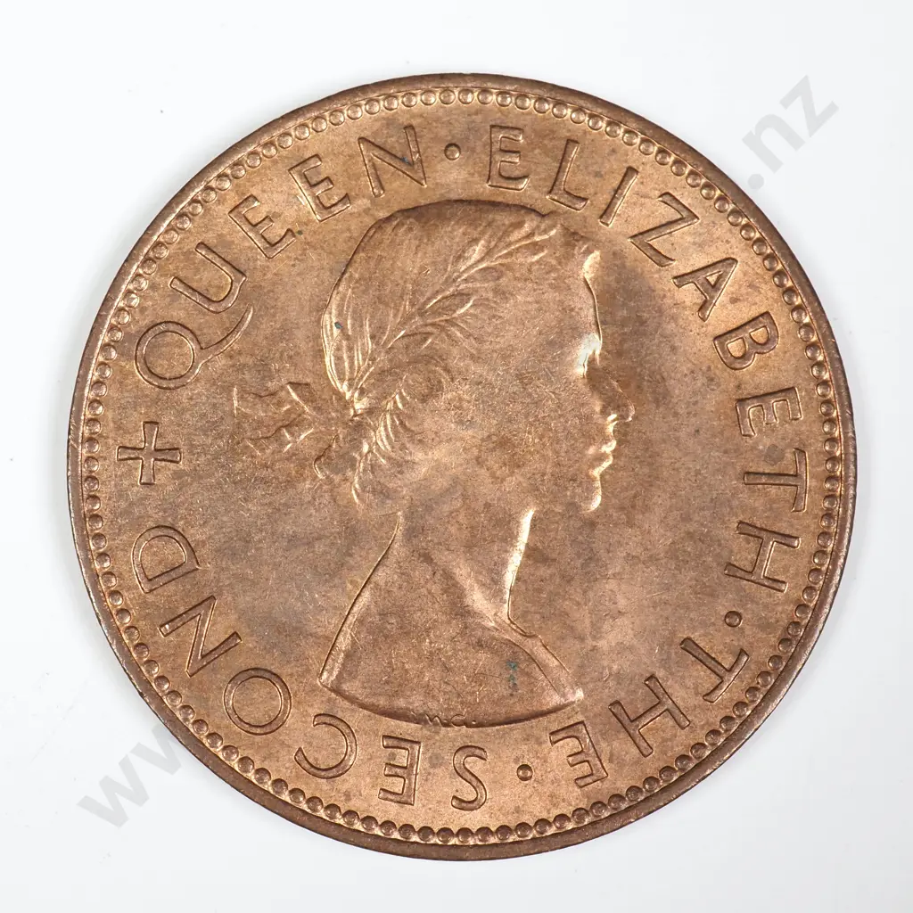1954 ONE PENNY, A.UNC, C.V. $175 Image 1++