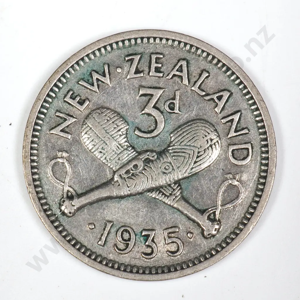 1935 THREEPENCE, FINE Image 1++