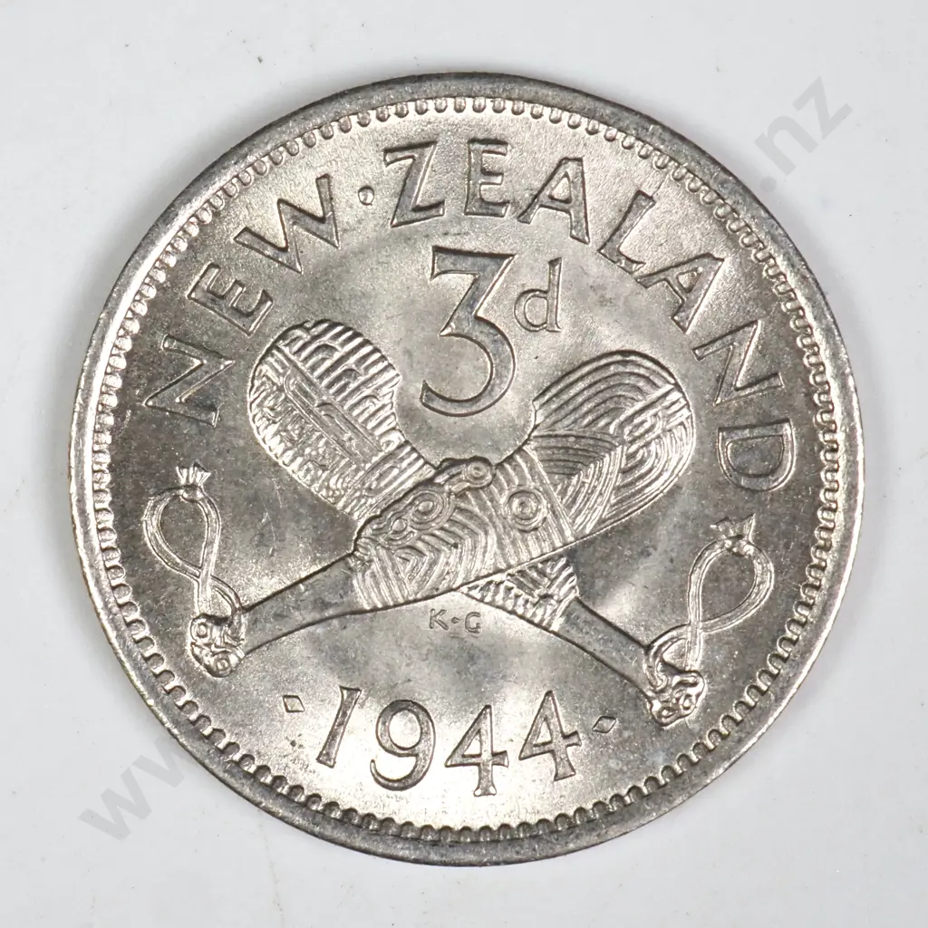 1944 THREEPENCE, UNC, C.V. $55 Image 1++