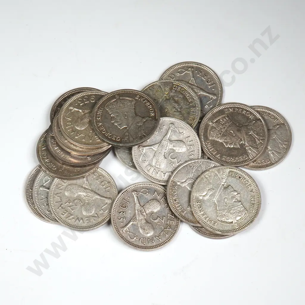 20 X 1933 THREEPENCES, E.F. OR BETTER, MINIMUM C.C.V. $400 Image 1++