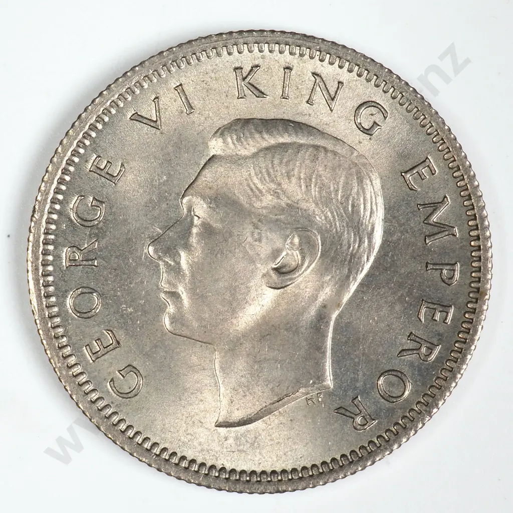 1947 SIXPENCE, A.UNC, C.V. $150 Image 1++