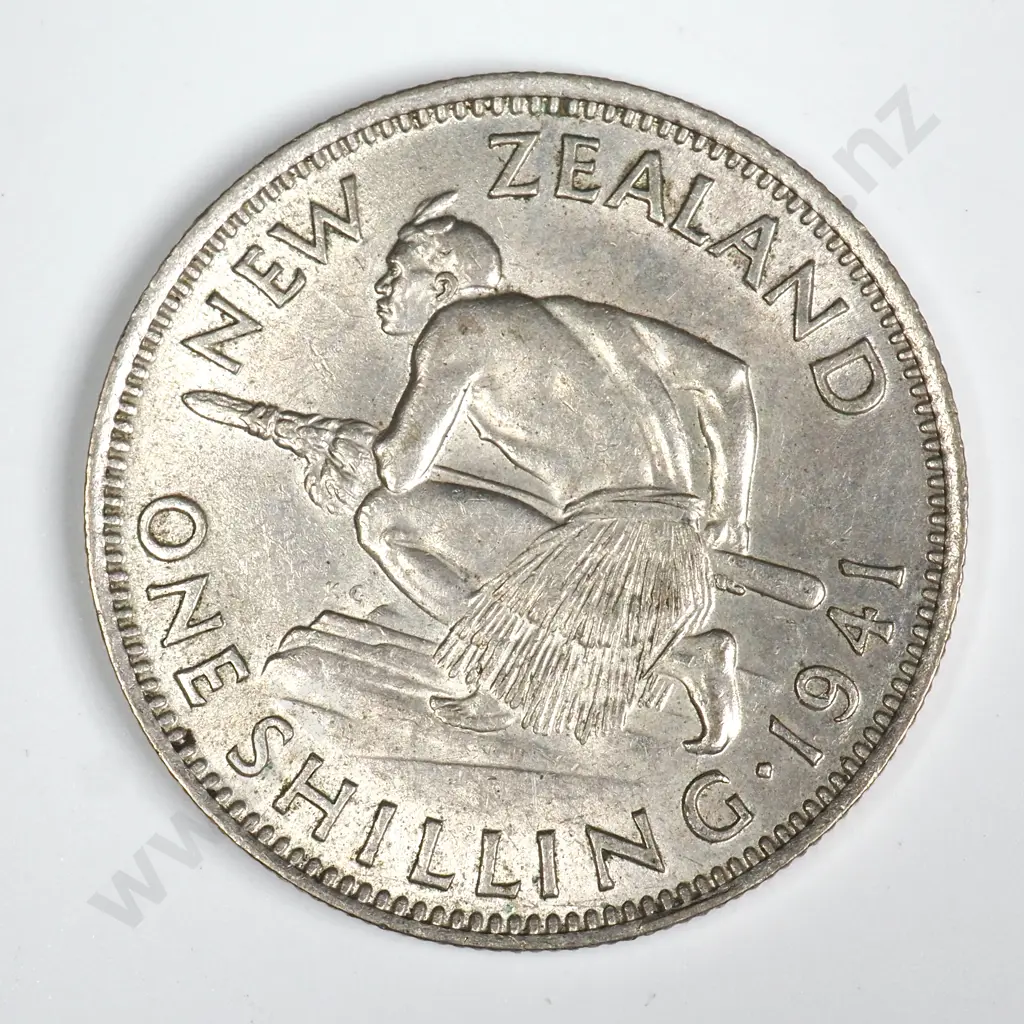 1941 ONE SHILLING, E.F, C.V. $225 Image 1++