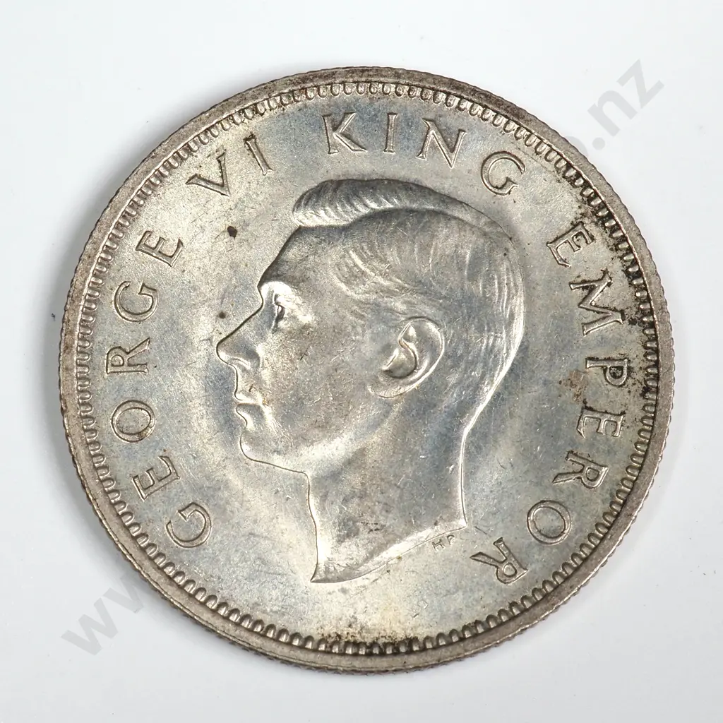 1945 ONE SHILLING, A.UNC, C.V. $90 Image 1++