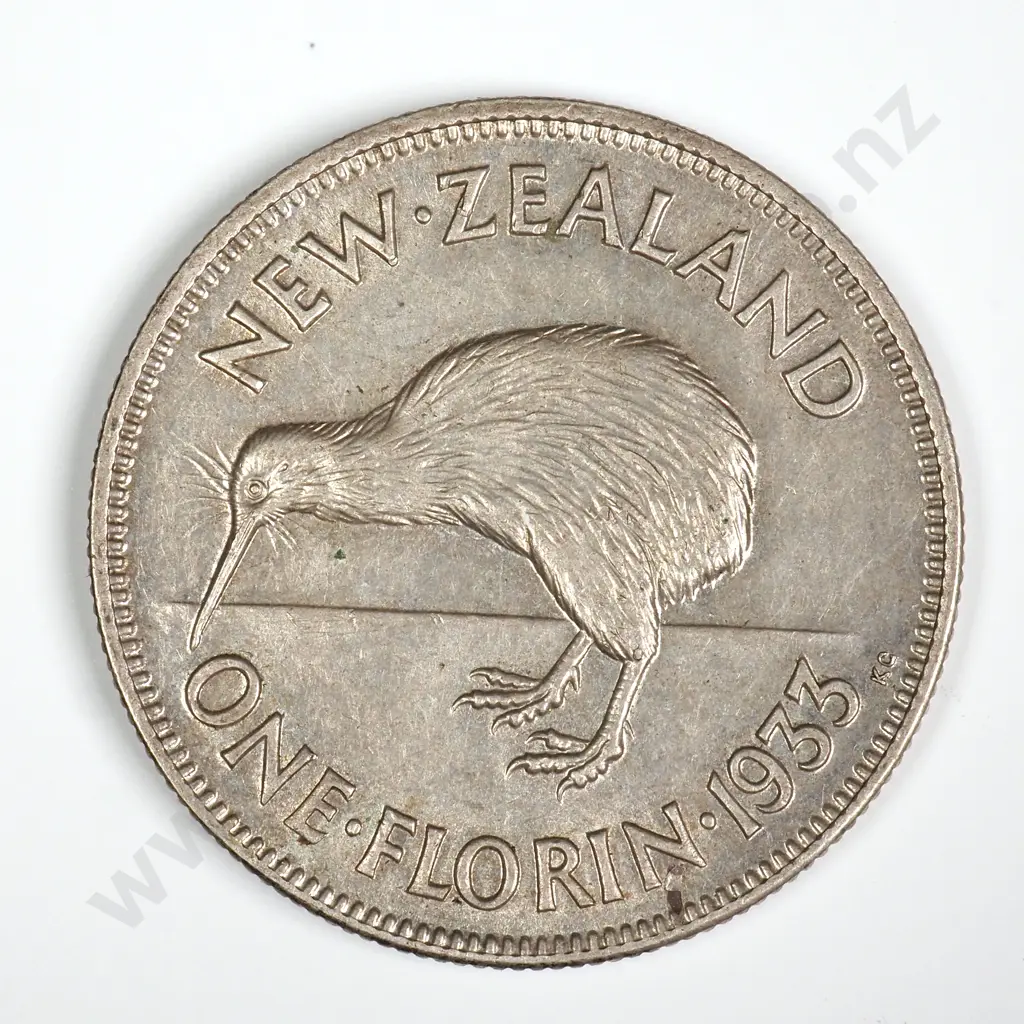 1933 FLORIN, A.UNC, C.V. $350 Image 1++