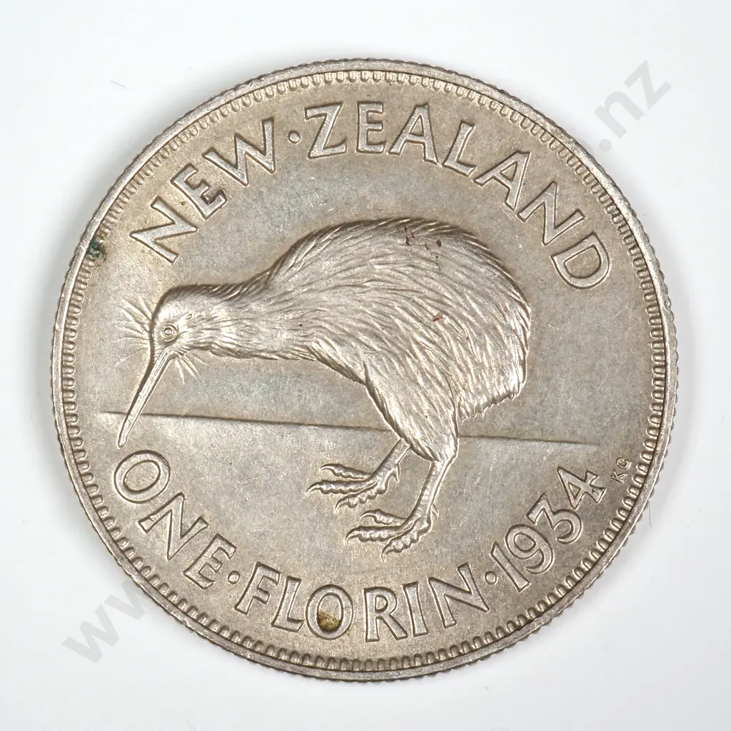 1934 FLORIN, A.UNC, C.V. $325 Image 1++