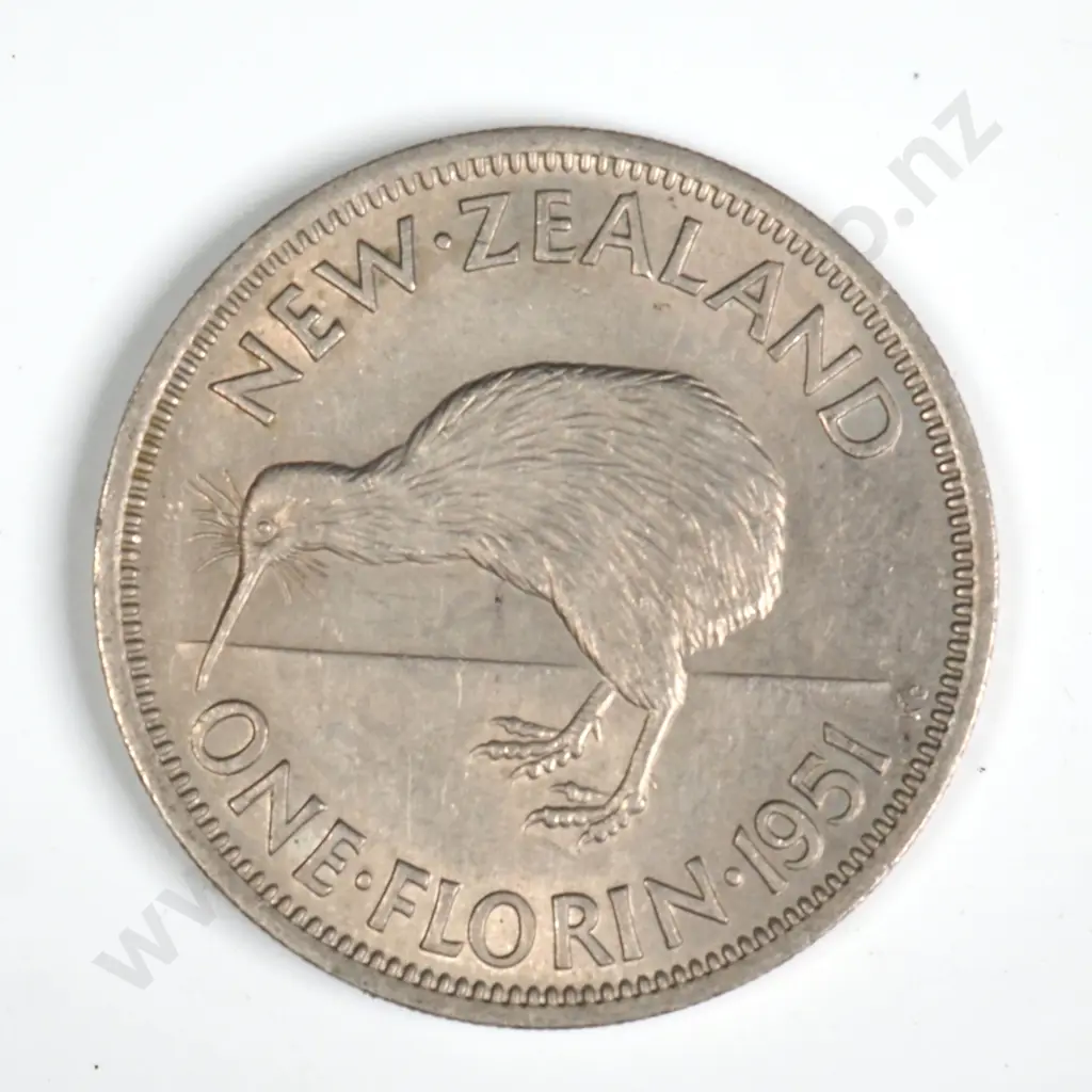 1951 FLORIN, A.UNC, C.V. $65 Image 1++