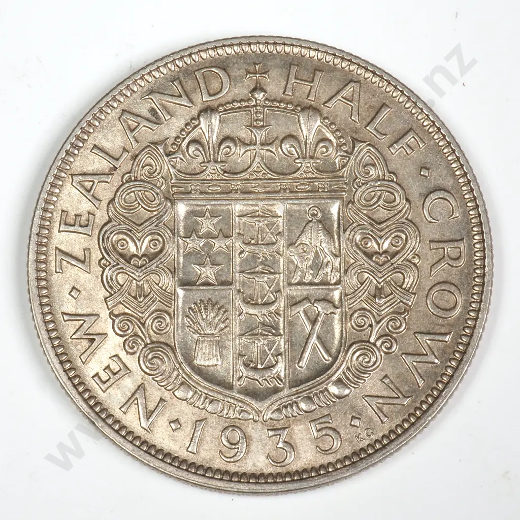 1935 HALFCROWN, E.F, C.V. $200 Image 1++