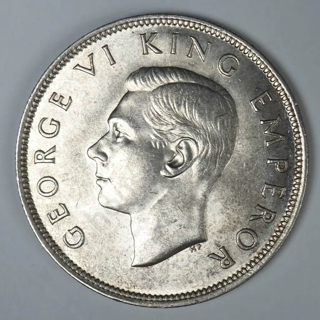 1943 HALFCROWN, A.UNC, C.V. $175 Image 1++