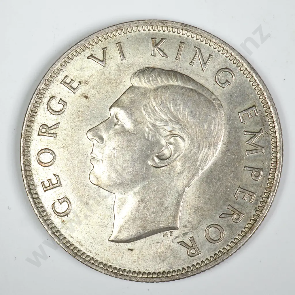 1945 HALFCROWN, E.F, C.V. $90 Image 1++