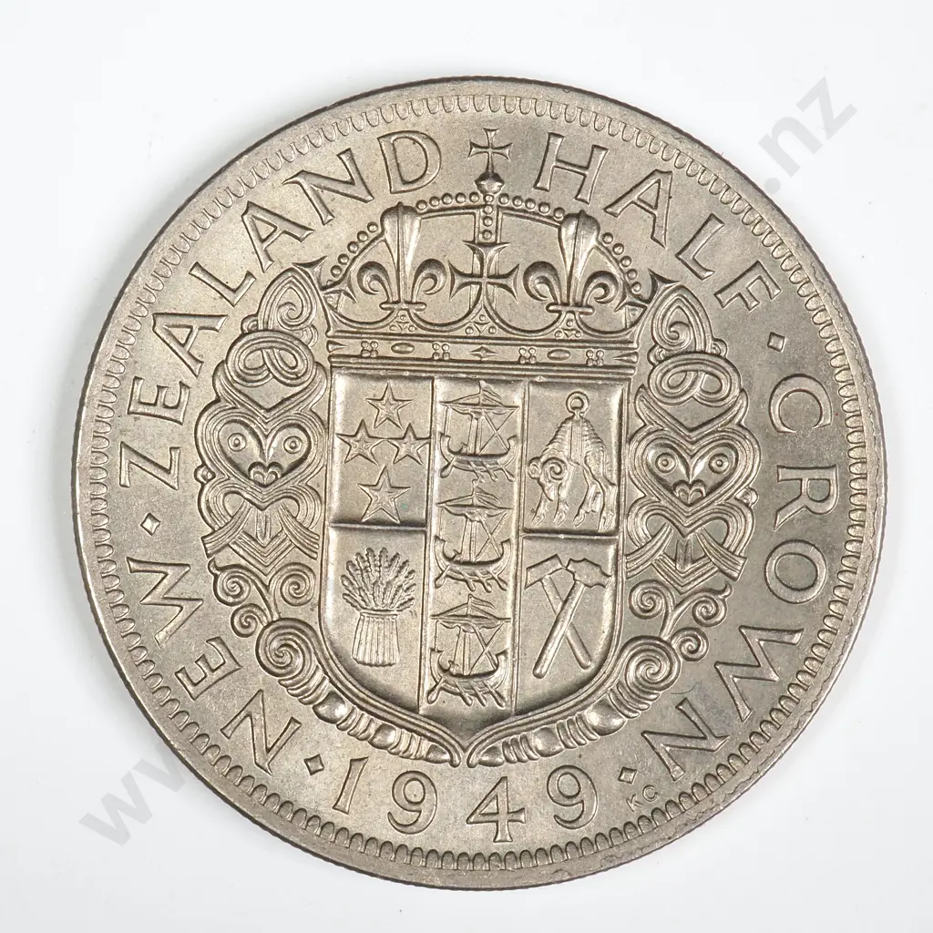 1949 HALFCROWN, E.F, C.V. $90 Image 1++