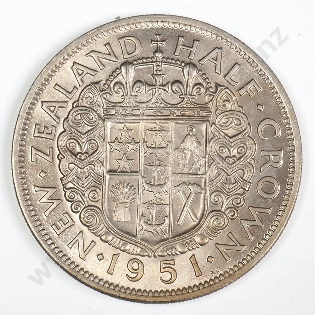 1951 HALFCROWN, UNC, C.V. $80 Image 1++