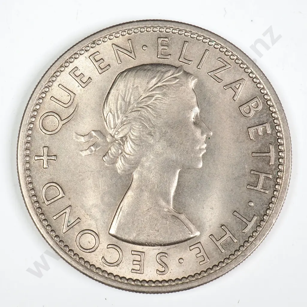 1953 HALFCROWN, UNC, C.V. $100 Image 1++