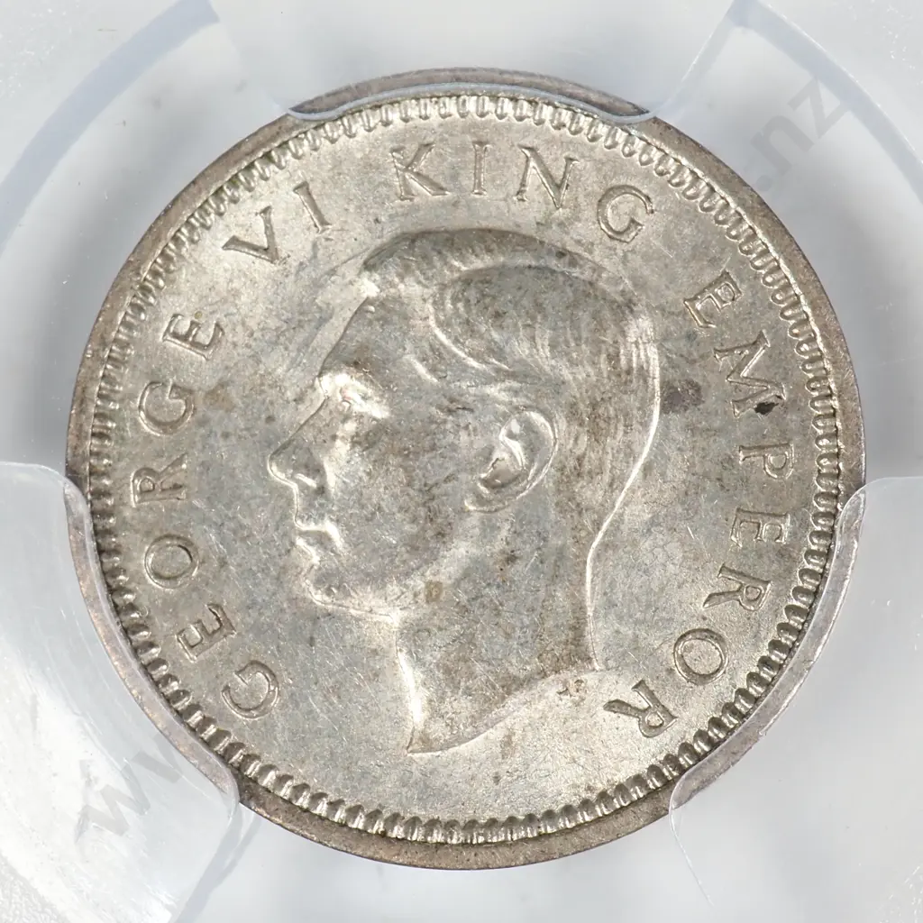 1941 THREEPENCE, AU58, MINIMUM C.V. $400 Image 1++