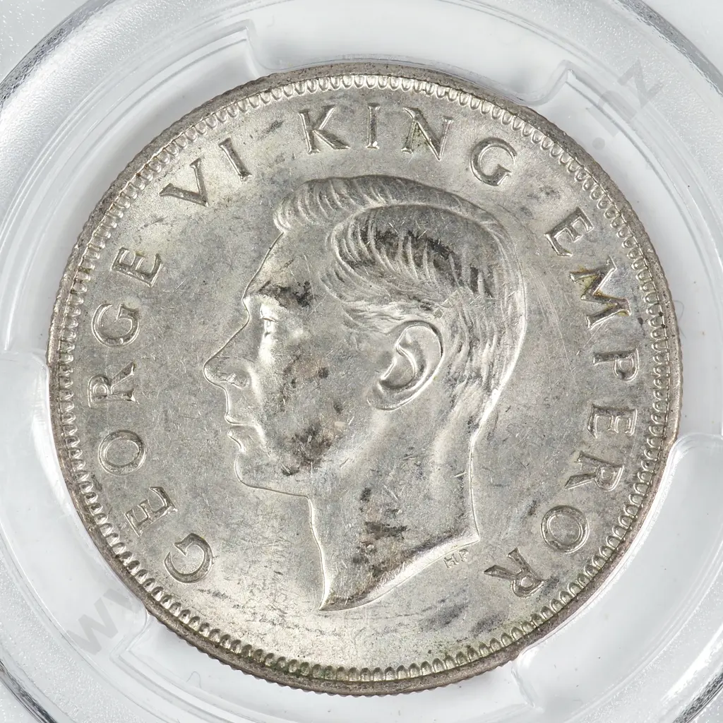 1937 HALFCROWN, AU55, MINIMUM C.V. $300 Image 1++
