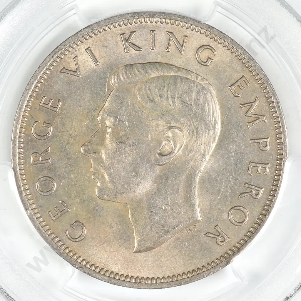 1947 HALFCROWN, AU58, MINIMUM C.V. $275 Image 1++