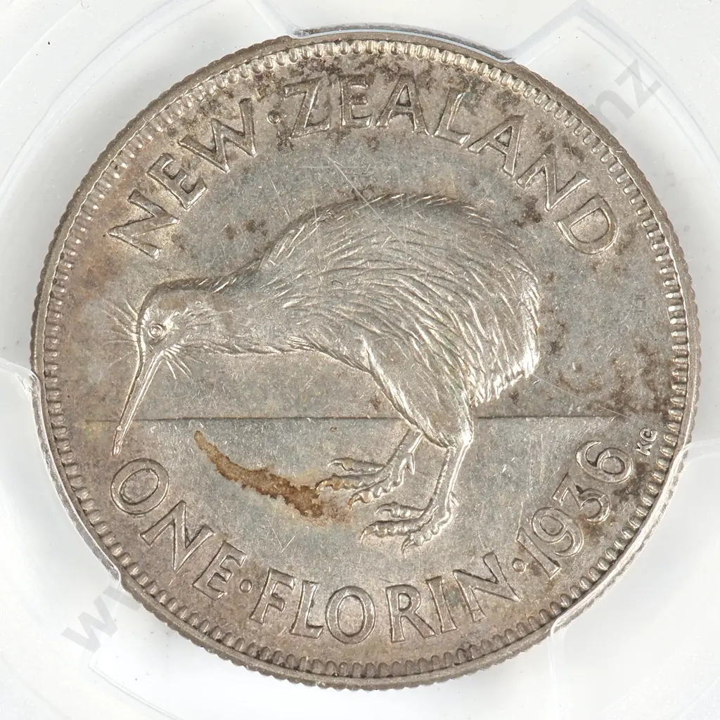 1936 FLORIN, AU53, MINIMUM C.V. $3500 Image 1++