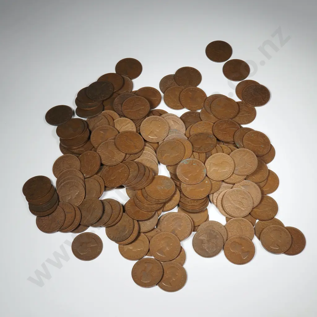 180 X 1954 PENNIES, C.C.V $540 Image 1++