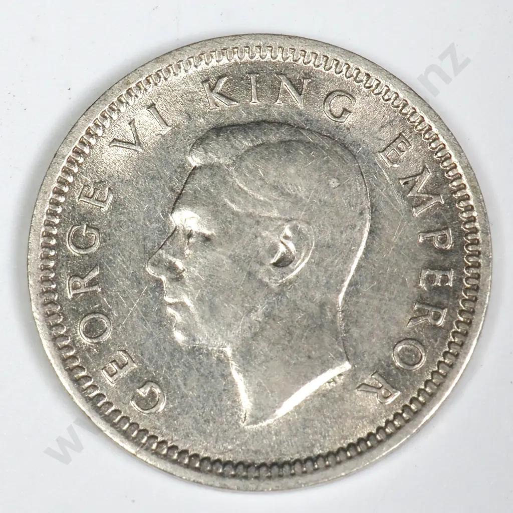 1942 'ONE DOT' THREEPENCE, E.F, C.V $450 Image 1++
