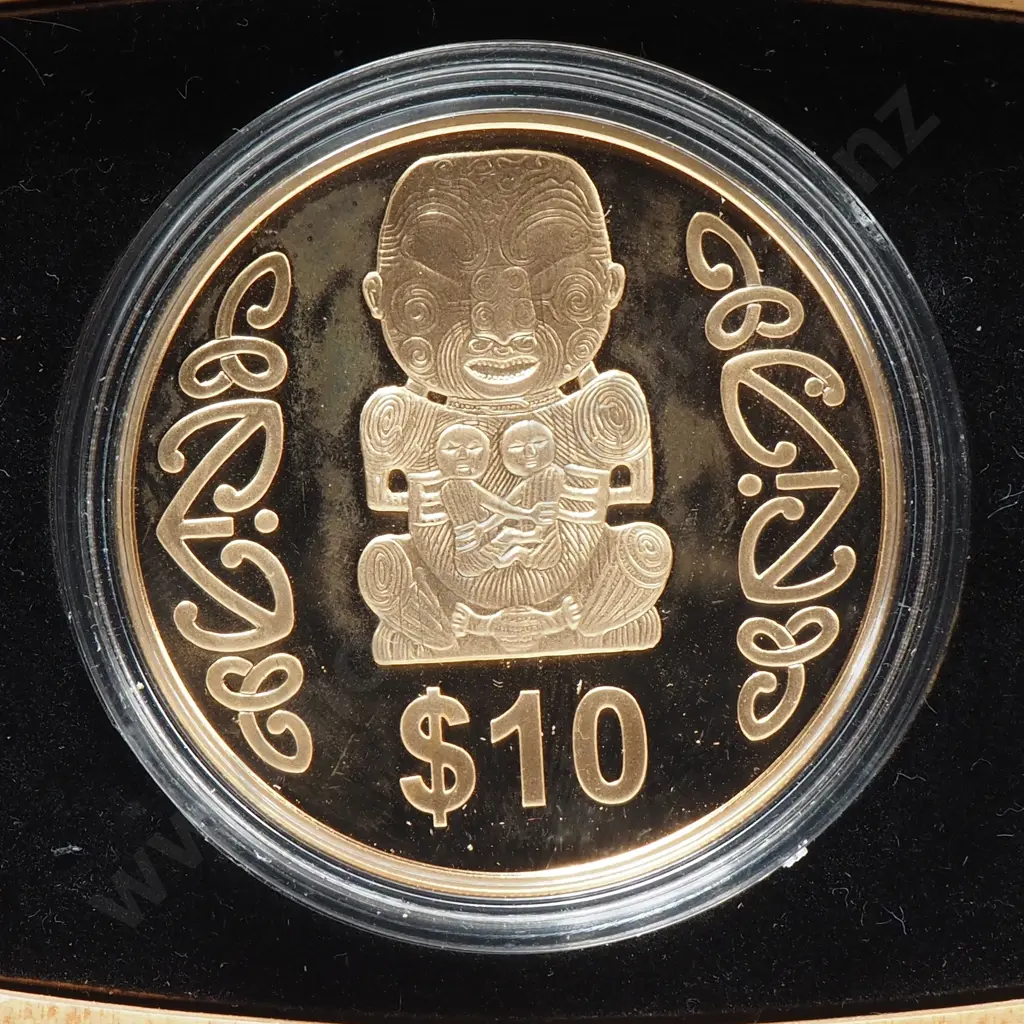 2004 Pukaki One Ounce Gold Coin in Presentation Box & Cert CV $12000 Image 1++