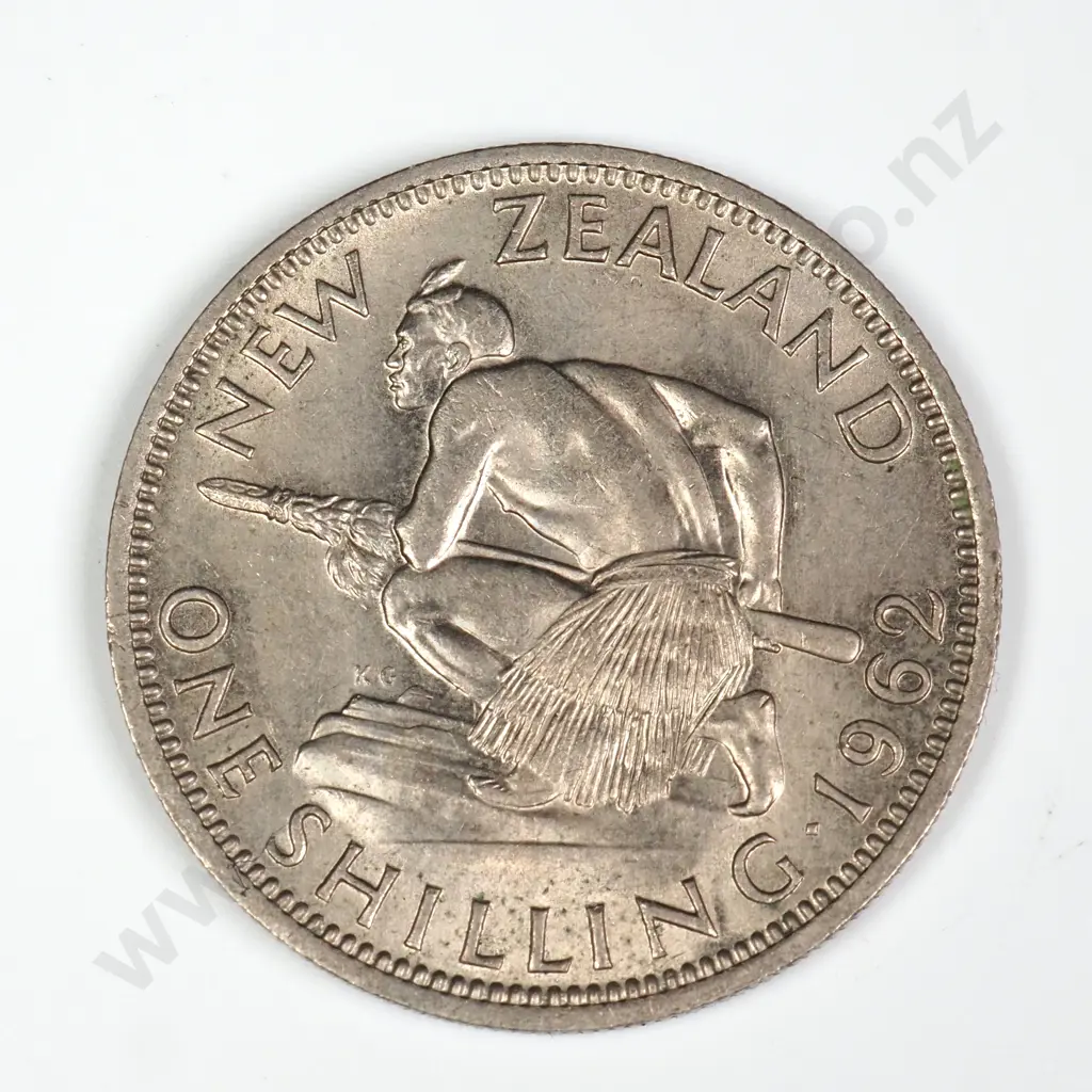 1962 'NO GROUND LINE' SHILLING, E.F, C.V $60 Image 1++