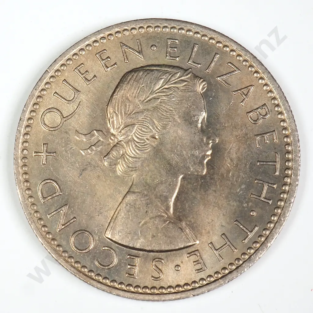 1965 'BROKEN BACK' SHILLING, A.UNC, C.V $150 Image 1++