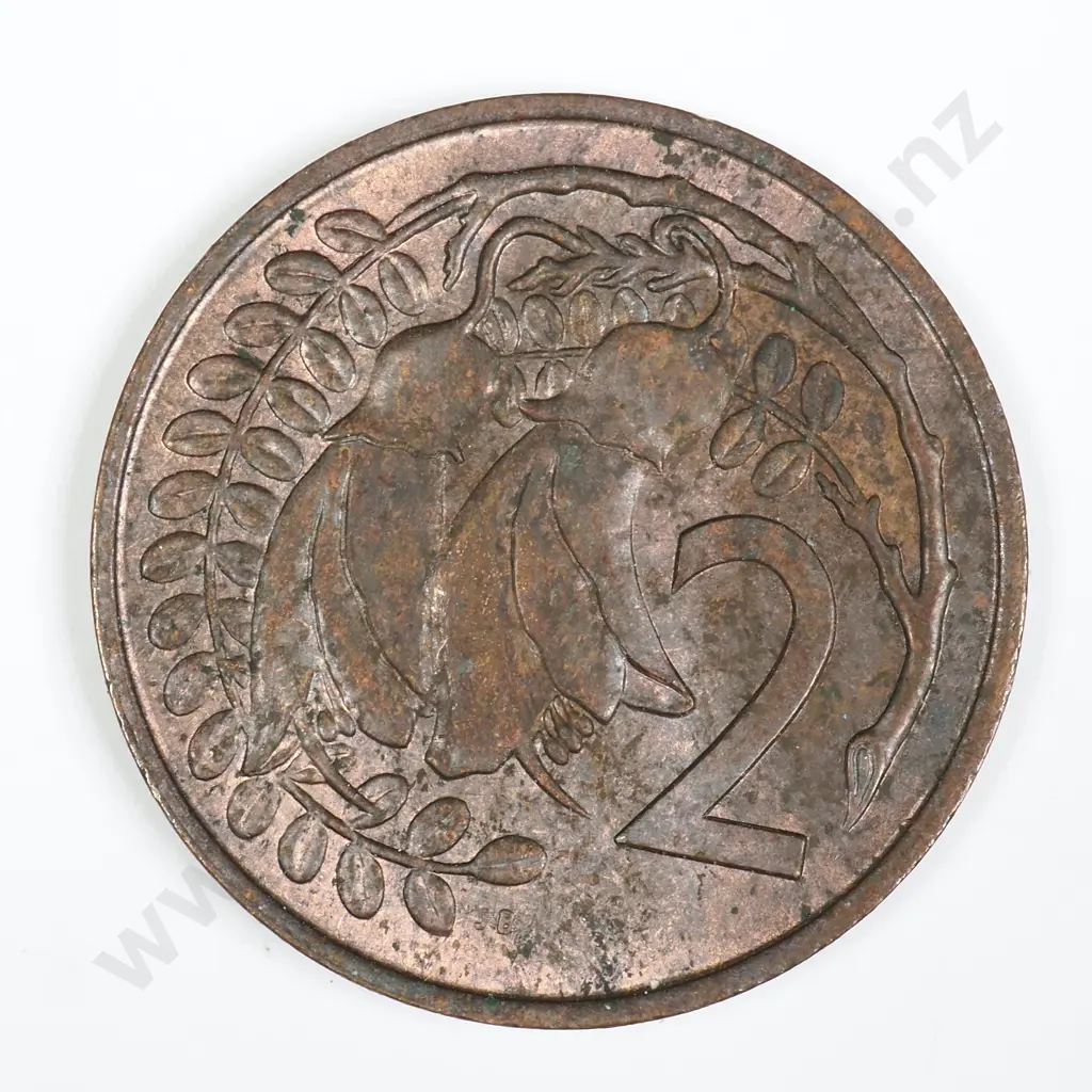 1967 'BAHAMA MULE' 2 CENTS, HEAVILY TONED, E.F Image 1++