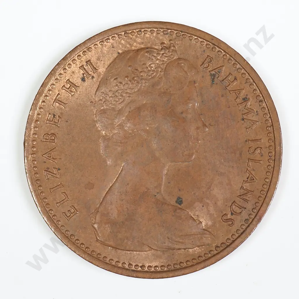 1967 'BAHAMA MULE' 2 CENTS, SOME LUSTRE, E.F Image 1++
