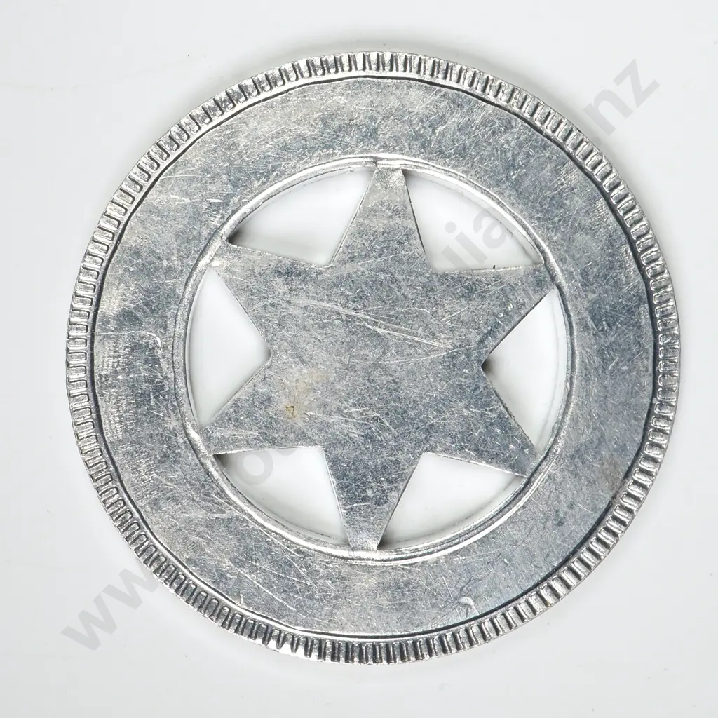 1906-07 CHRISTCHURCH EXHIBITION ALUMINIUM MEDALET Image 1++