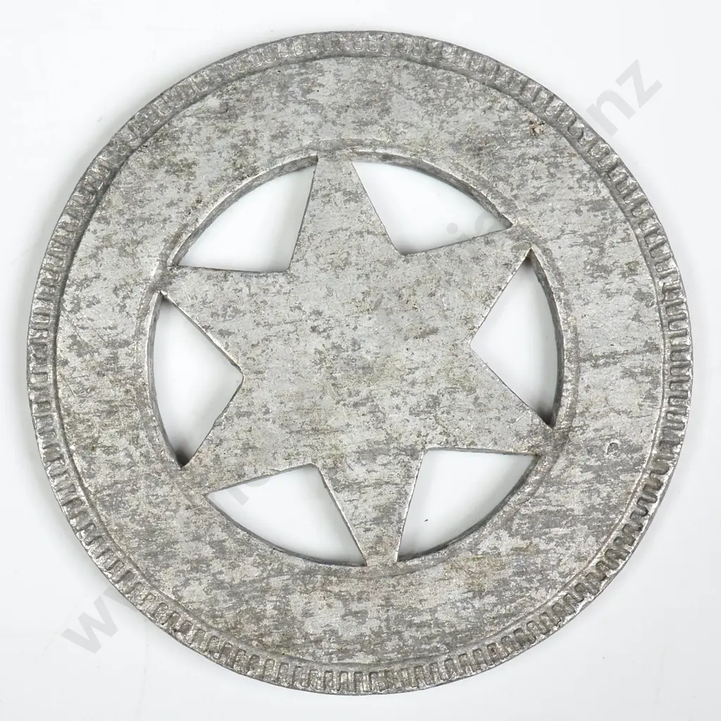 1906-07 CHRISTCHURCH EXHIBITION ALUMINIUM MEDALET Image 1++
