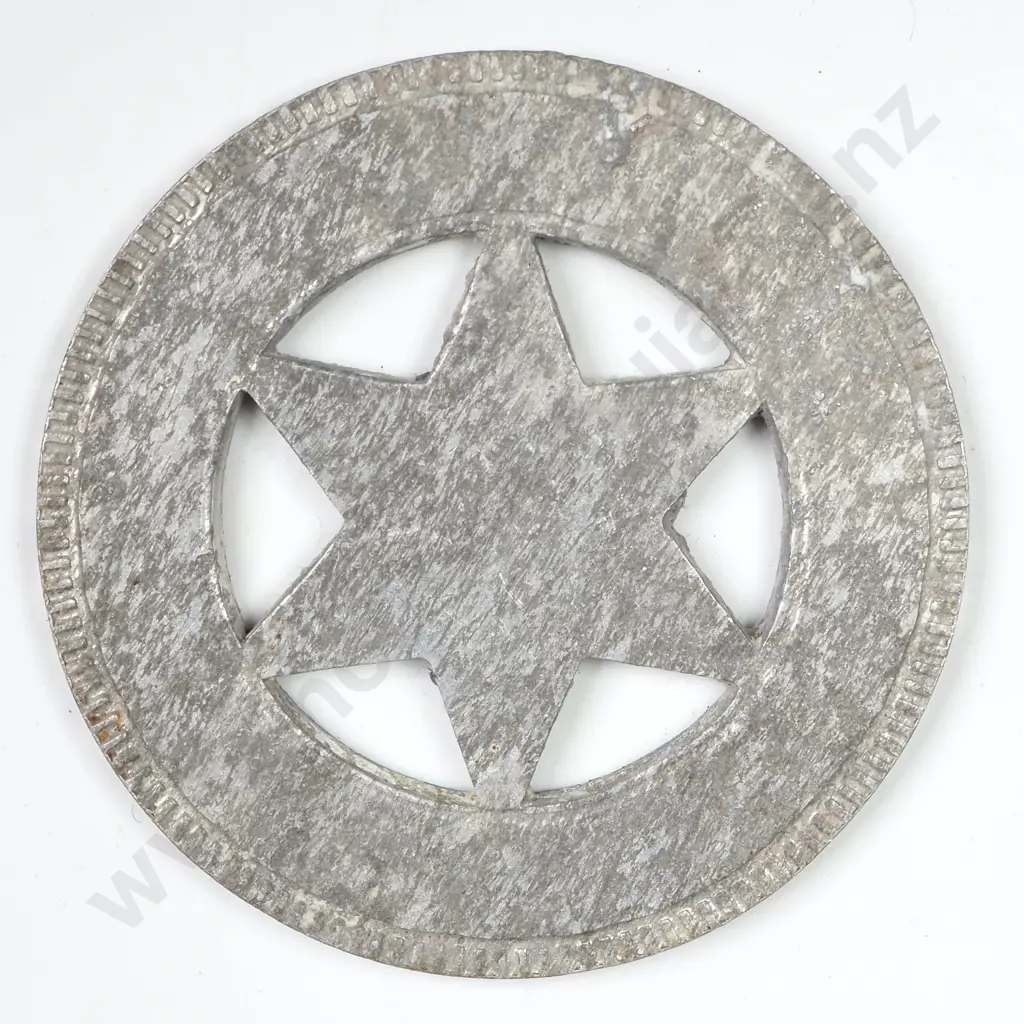 1906-07 CHRISTCHURCH EXHIBITION ALUMINIUM MEDALET Image 1++
