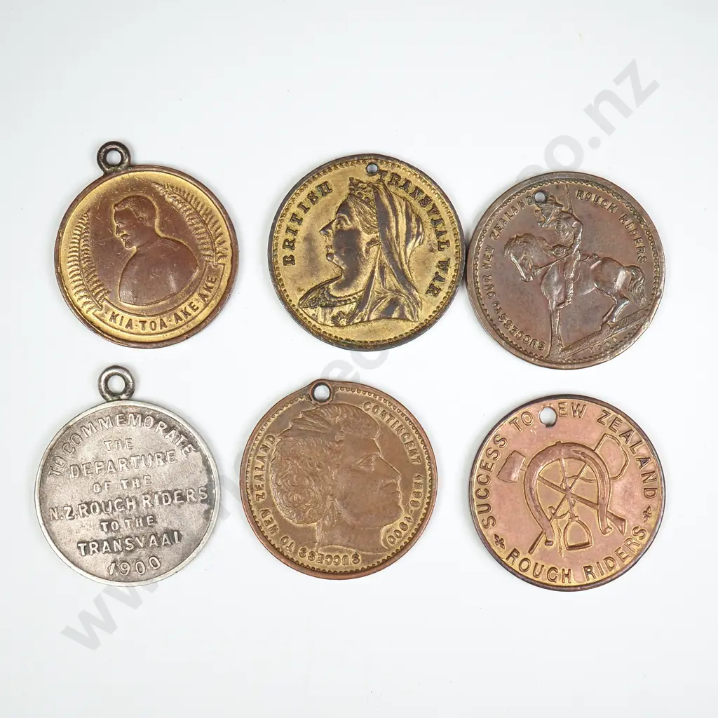 6 X SOUTH AFRICAN / TRANSVAAL WAR MEDALETS Image 1++